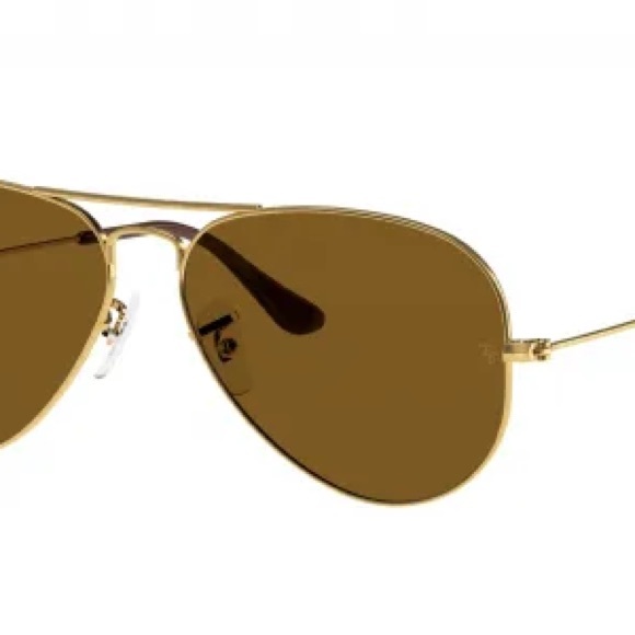 Ray-Ban Gold Frame Brown Lens Sunglasses main image 4